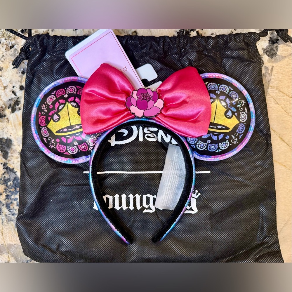 NWT Loungefly Disney Princess Stained Glass Collection Aurora Ears Headband